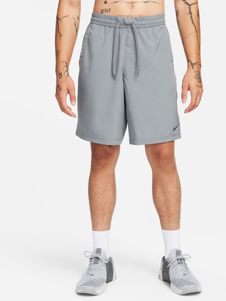 Nike Grey Form Dri-FIT 9 inch Unlined Versatile Shorts - Image 1 of 13