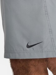Nike Grey Form Dri-FIT 9 inch Unlined Versatile Shorts - Image 12 of 13
