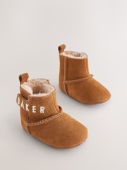 Baker by Ted Baker Baby Boys Tan Boots Padders - Image 1 of 5