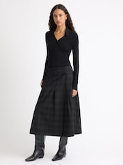 Albaray Check Wrap Skirt - Image 1 de 5