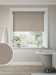 Natural Chestnut Solar Made to Measure Blackout Roller Blind - Image 1 of 6