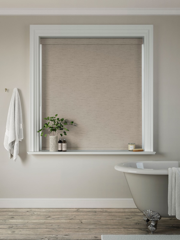 Natural Chestnut Solar Made to Measure Blackout Roller Blind - Image 2 of 6