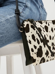 Animal Leather Cross-Body Bag - Image 4 of 9