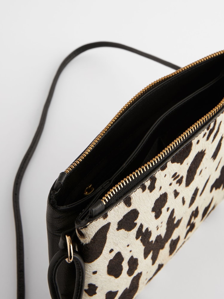 Animal Leather Cross-Body Bag - Image 9 of 9