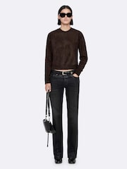 AllSaints Red Ada Jumper - Image 3 of 8