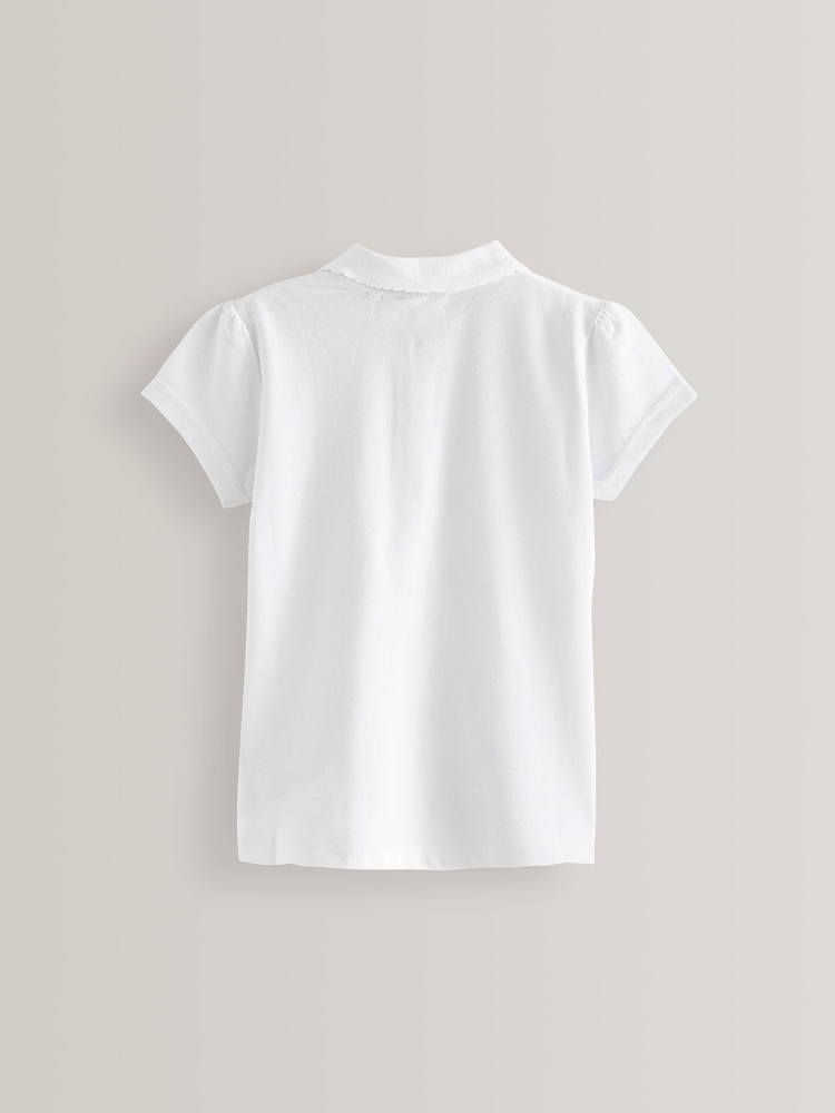 Blanc - Lot de 2 polos zippés (3-16ans) - Image 3 of 6