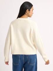 Albaray Relaxed Strickjacke mit V-Ausschnitt - Bild 2 von 4