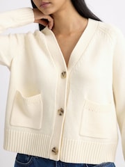 Albaray Relaxed Strickjacke mit V-Ausschnitt - Bild 3 von 4