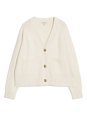Albaray Relaxed Strickjacke mit V-Ausschnitt - Bild 4 von 4