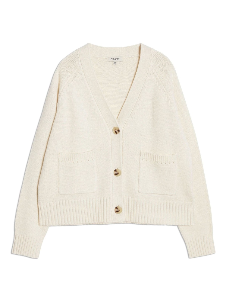 Albaray Relaxed Strickjacke mit V-Ausschnitt - Bild 4 von 4