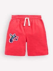 Boden Red Superstitch Badge Shorts - Image 1 of 3