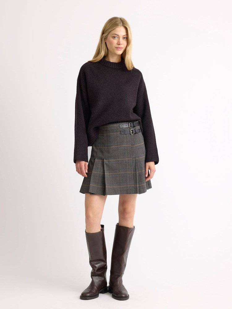 Albaray Grey Short Plaid Kilt - Image 1 of 4