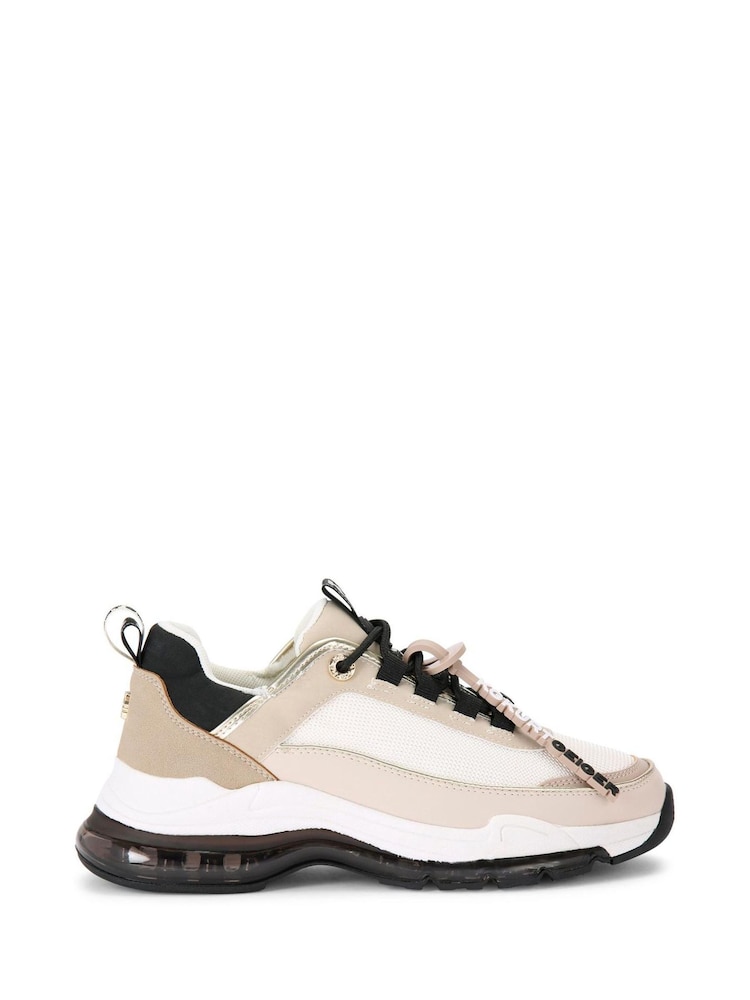 Kurt Geiger London Natural Legit Lace-Up Trainers - Image 1 of 5