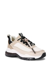Kurt Geiger London Natural Legit Lace-Up Trainers - Image 2 of 5