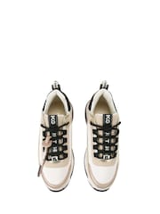 Kurt Geiger London Natural Legit Lace-Up Trainers - Image 3 of 5