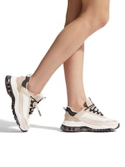 Kurt Geiger London Natural Legit Lace-Up Trainers - Image 5 of 5
