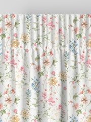 Laura Ashley Coral Pink Wild Meadow Made to Measure 100% Cotton Curtains - Image 6 of 9