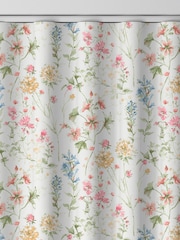 Laura Ashley Coral Pink Wild Meadow Made to Measure 100% Cotton Curtains - Image 8 of 9