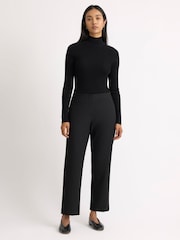 Albaray Black Tailored Straight Leg Trousers - Image 1 of 4