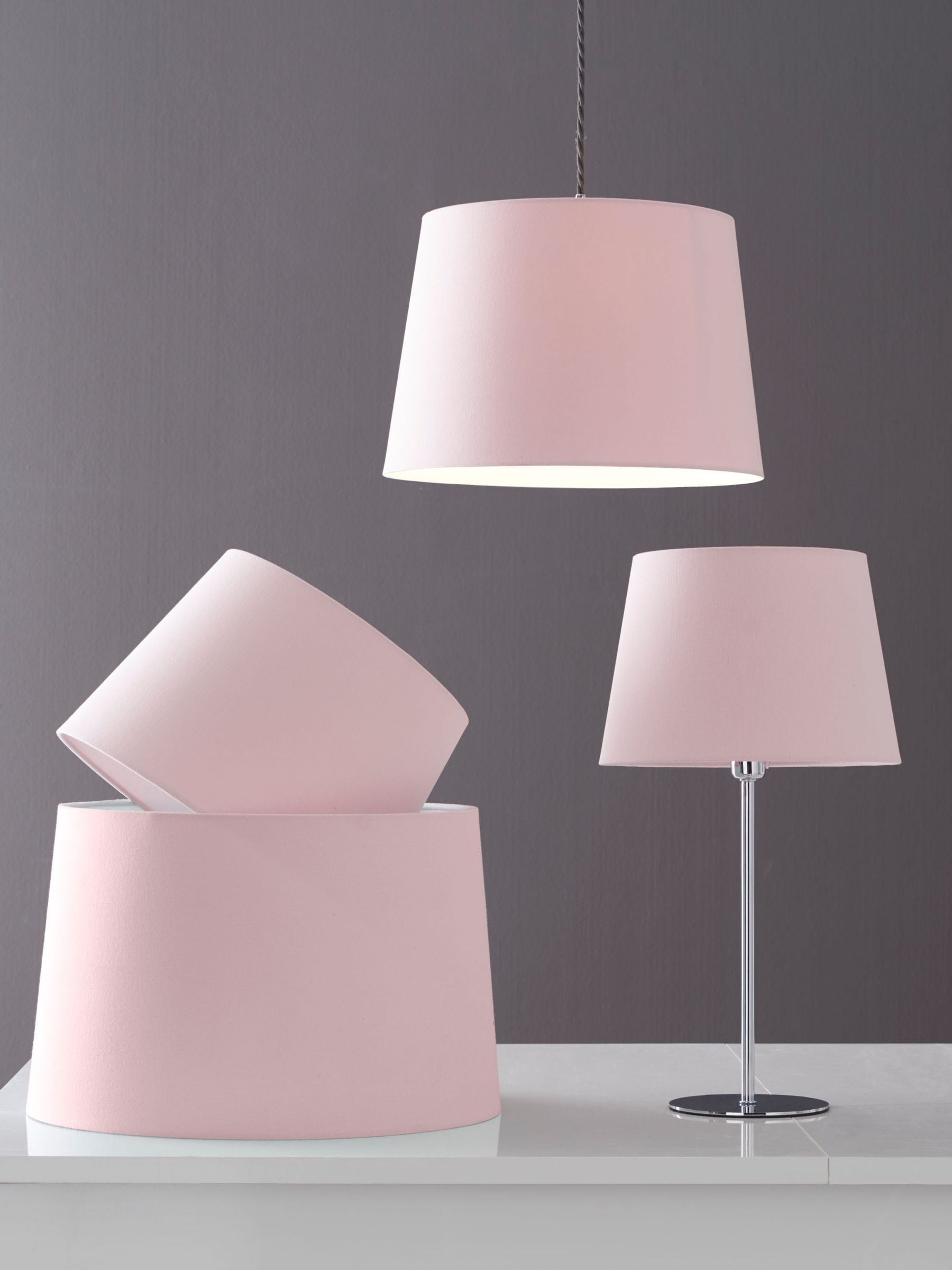 Pink lamp shade next hotsell