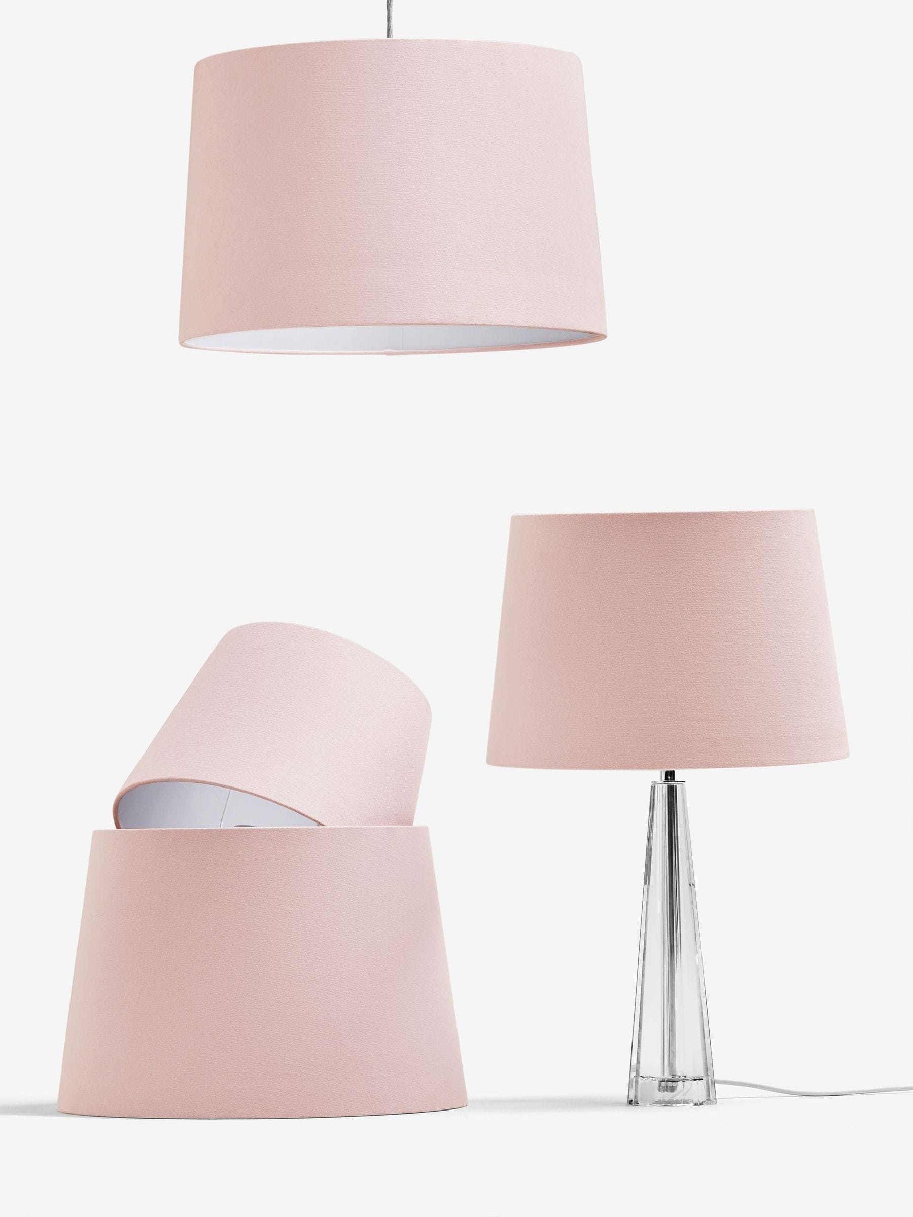 Pink lamp shade next hotsell