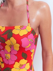 Boden Red Paros Bandeau Swimsuit - Image 2 of 4