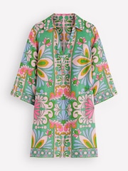 Boden Blue Carmen Linen Short Dress - Image 1 of 1