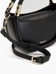 Dune London Black Daphny Mini Tubular Handle Grab Bag - Image 5 of 5