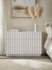 White Kendal Oak Effect Chest of Drawers - Image 1 of 9
