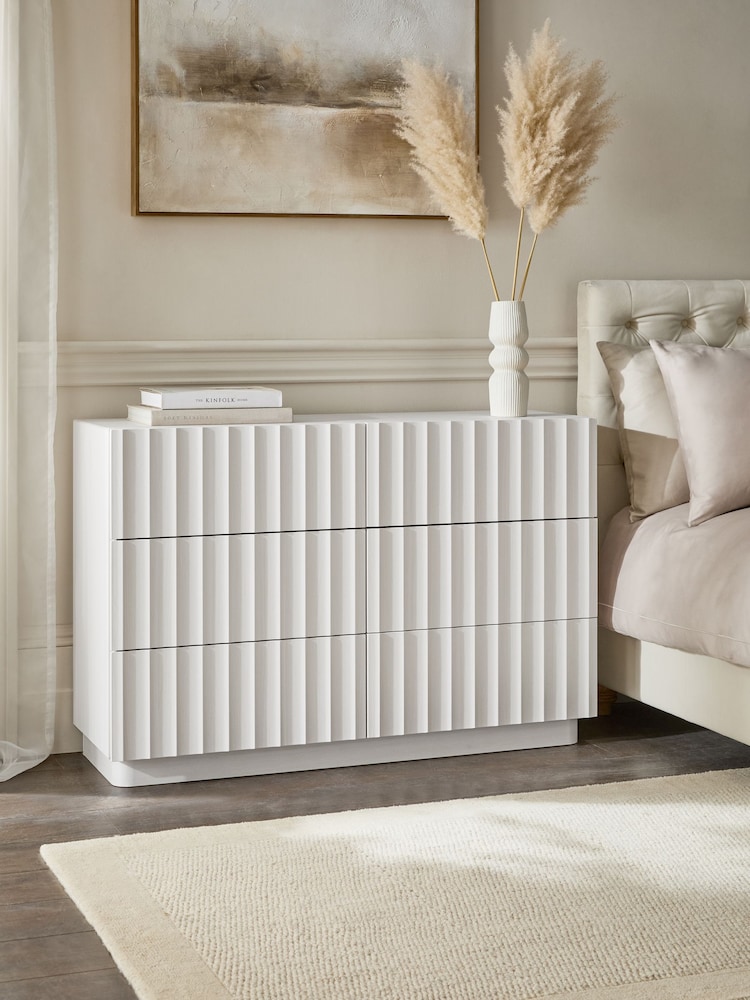 White Kendal Oak Effect Chest of Drawers - Image 2 of 9