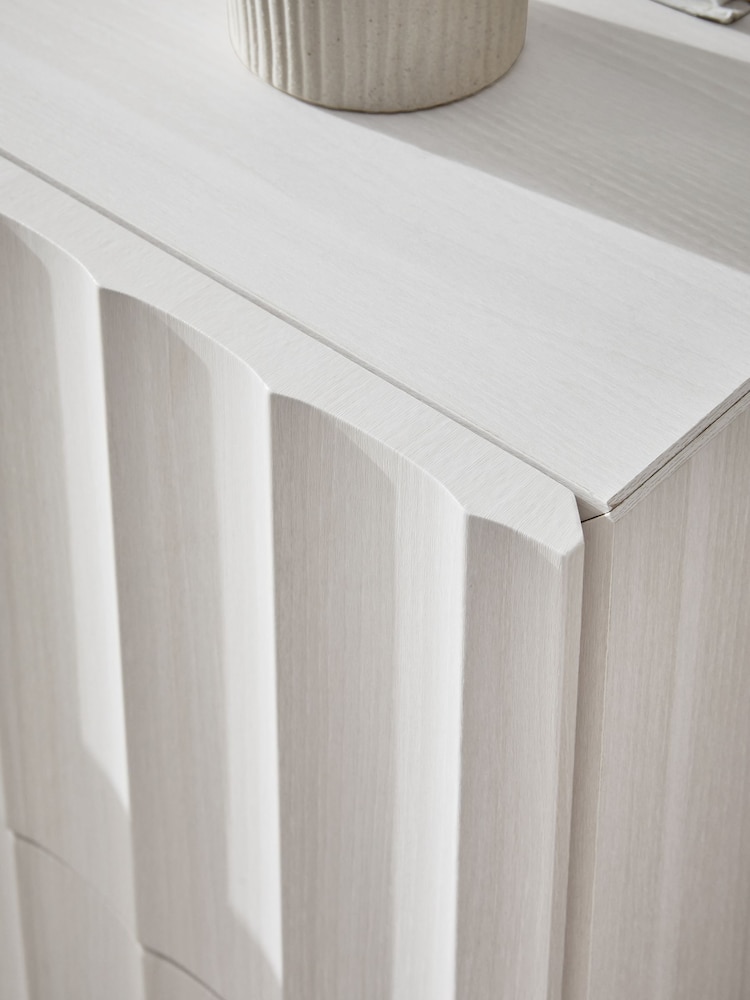 White Kendal Oak Effect Chest of Drawers - Image 9 of 9