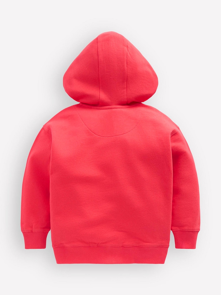 Boden Red Badge Superstitch Hoodie - Image 2 of 3 Boden Red Badge Superstitch Hoodie - Image 2 of 3