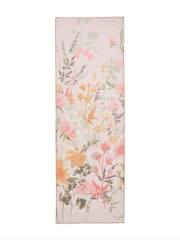 Catherine Lansfield Pink Country Floral Washable Rug - Image 2 of 5