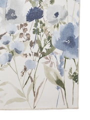 Catherine Lansfield Blue Country Floral Washable Rug - Image 4 of 5