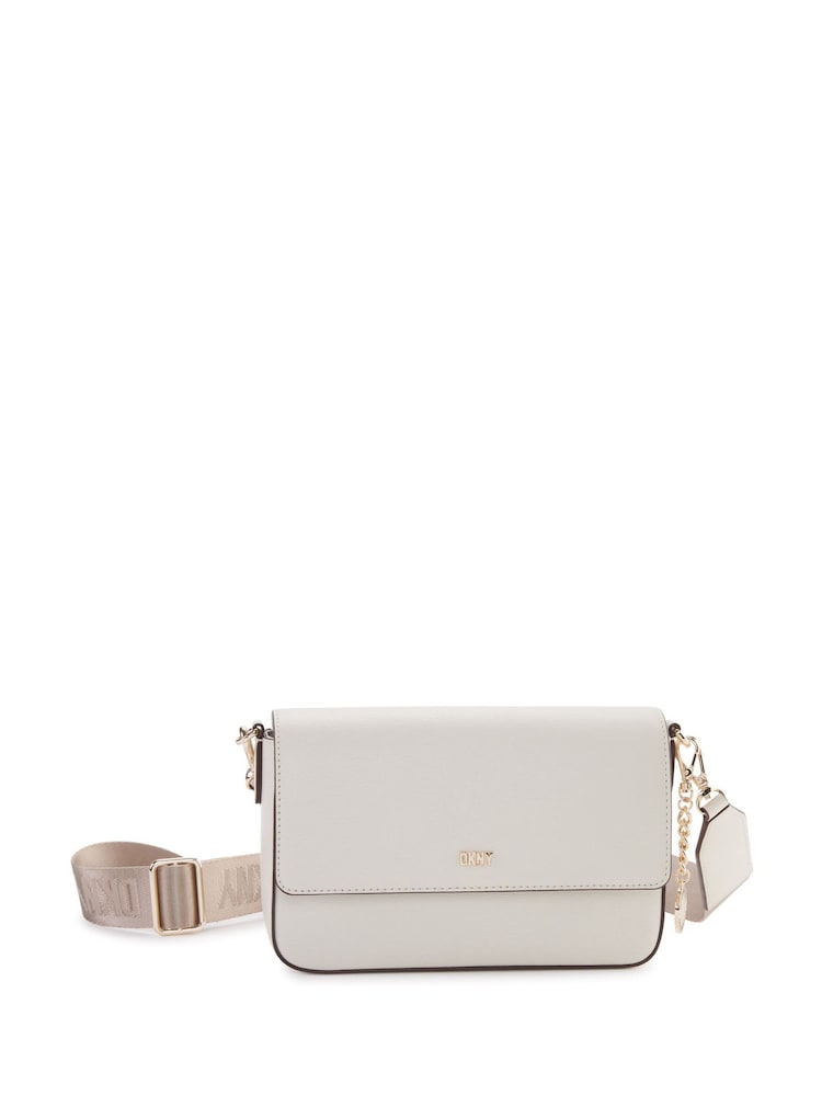 DKNY Bryant Flap Cross-Body Logo Black Bag - Image 1 of 5