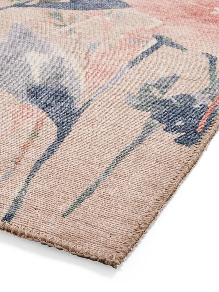 Catherine Lansfield Natural Country Floral Washable Rug - Image 5 of 5 Catherine Lansfield Natural Country Floral Washable Rug - Image 5 of 5