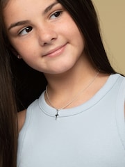 Beaverbrooks Children’s Mini B Silver Cross Pendant - Image 3 of 3