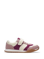 Clarks Pink Race Hero Trainers - Image 1 of 7