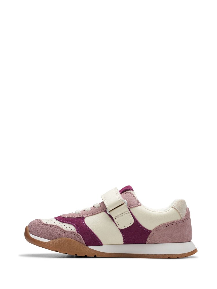 Clarks Pink Race Hero Trainers - Image 2 of 7