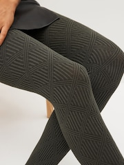 Green Patterned Tights 1 Pack - Image 2 of 2