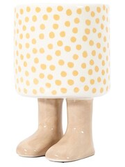 Gallery Home White Large Polka Dot Nevada Planter with Feet - Image 3 of 4