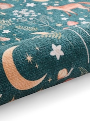 Catherine Lansfield Green Twilight Animals Washable Rug - Image 3 of 5