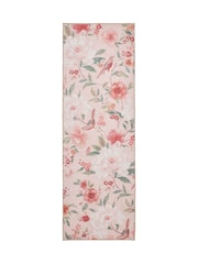 Catherine Lansfield Blush Pippa Floral Washable Rug - Image 2 of 5