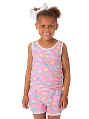 Vanilla Underground Pink Barbie Girls Top & Short 2 Piece Set - Image 1 of 7