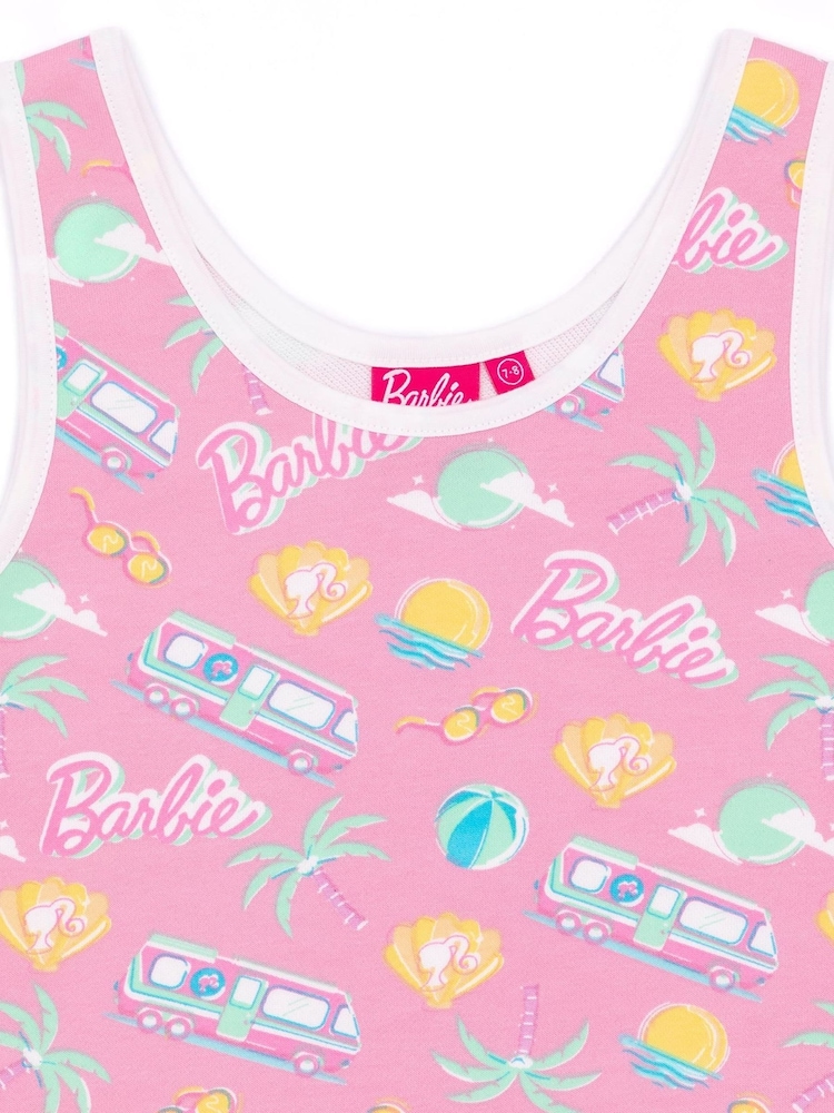 Vanilla Underground Pink Barbie Girls Top & Short 2 Piece Set - Image 4 of 7