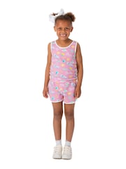 Vanilla Underground Pink Barbie Girls Top & Short 2 Piece Set - Image 7 of 7