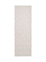 Catherine Lansfield Cream Cameo Floral Washable Rug - Image 2 of 5