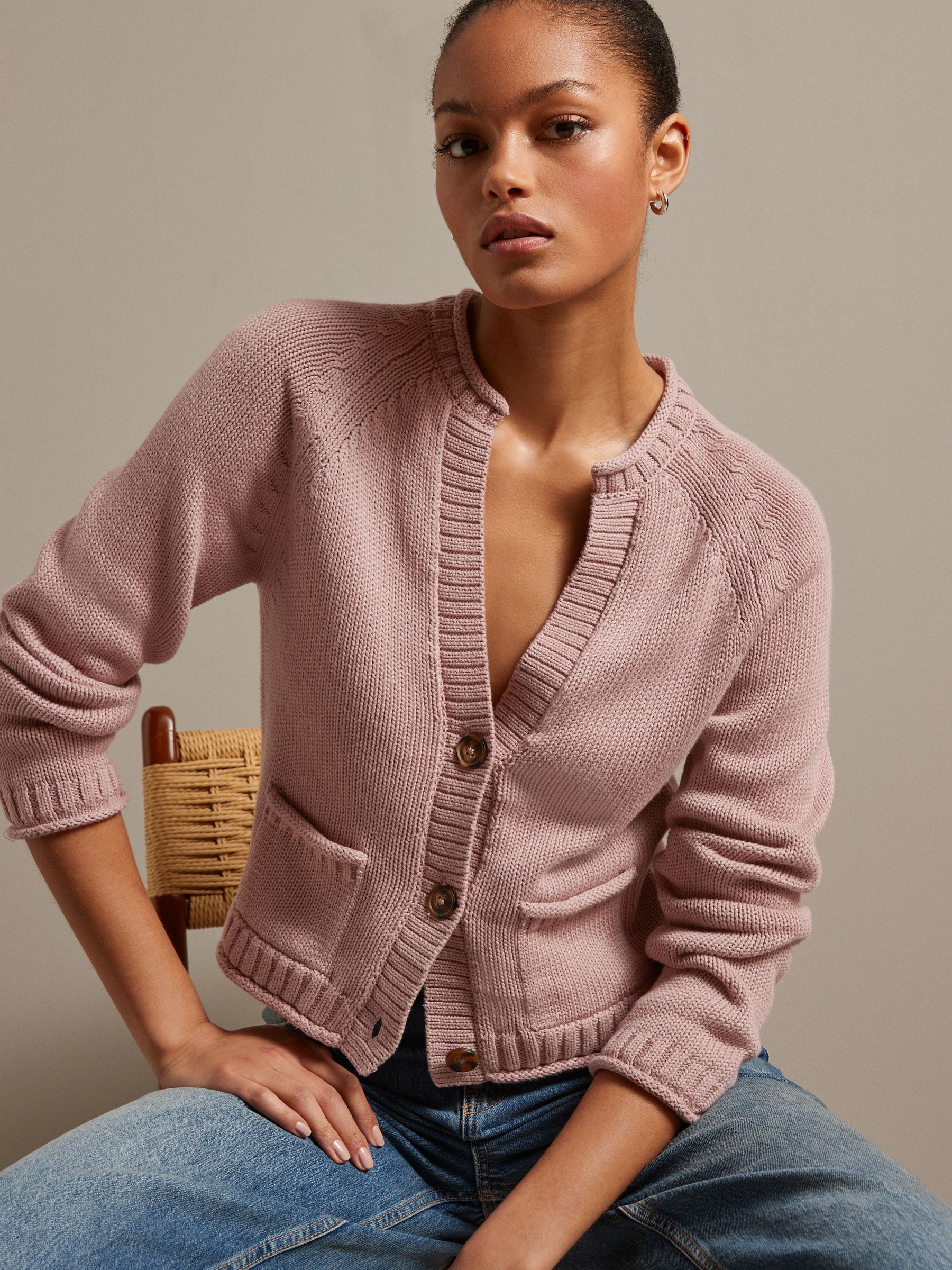 Pure cotton cardigan best sale