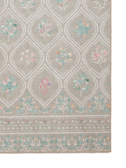 Catherine Lansfield Sage Green Cameo Floral Washable Rug - Image 4 of 5