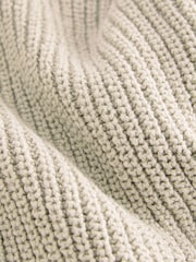 Grey Gold Button Rib Cardigan - Image 6 of 6
